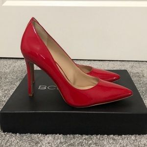 BCBGeneration Lipstick Red Pretia-X heels, 7.5 (TTS)